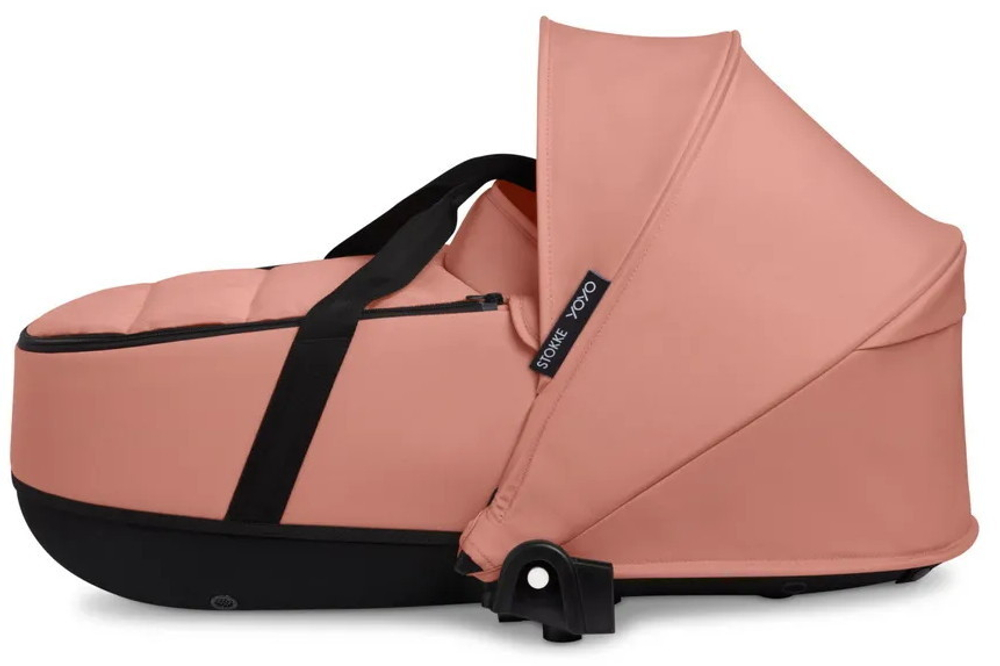 Коляска для новорожденных Stokke YOYO3 Newborn Shell 0+ рама чёрная Black Ginger