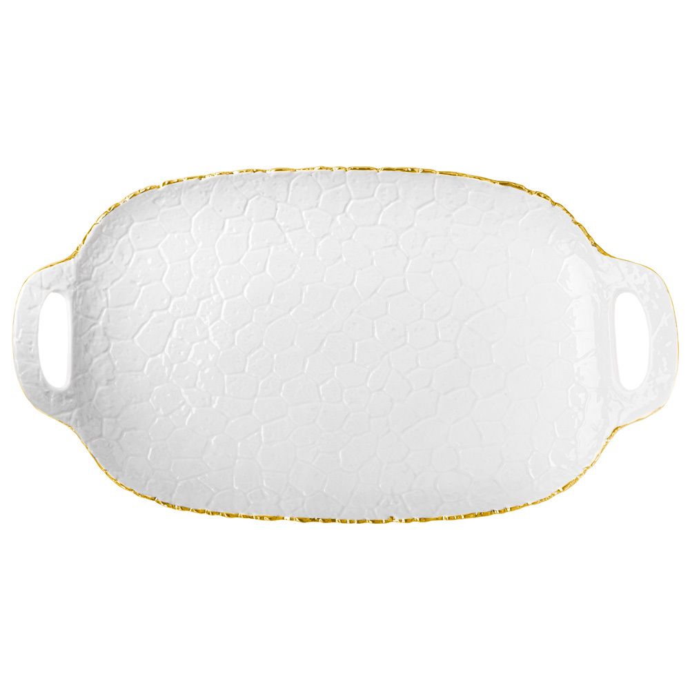 ПОДНОС LEFARD "CHARM" 46,5*26*5,5 СМ (С ЗОЛОТОЙ ЛИНИЕЙ)