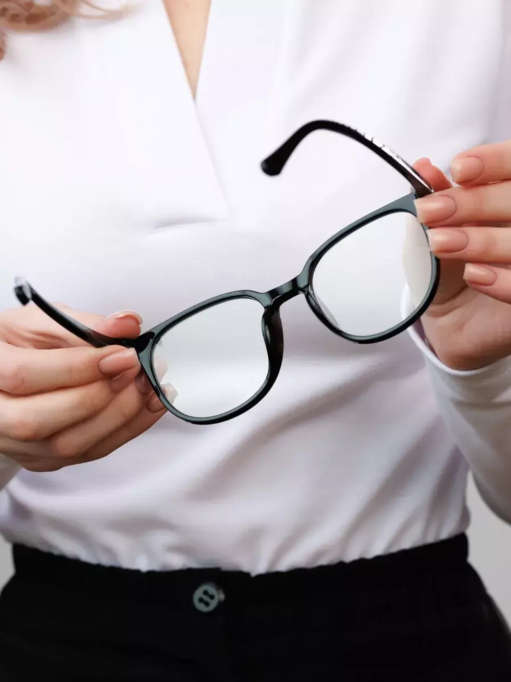 Очки для компьютера имиджевые защитные прозрачные нулевки