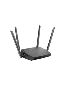D-Link DIR-825/RU/R7A Беспроводной двухдиапазонный гигабитный маршрутизатор AC1200 Wave 2 с поддержкой MU-MIMO, EasyMesh, 3G/LTE и USB-портом