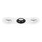 Комплект из светильников и рамки Lightstar Domino Round (214636+214606+214607+214606) D636060706