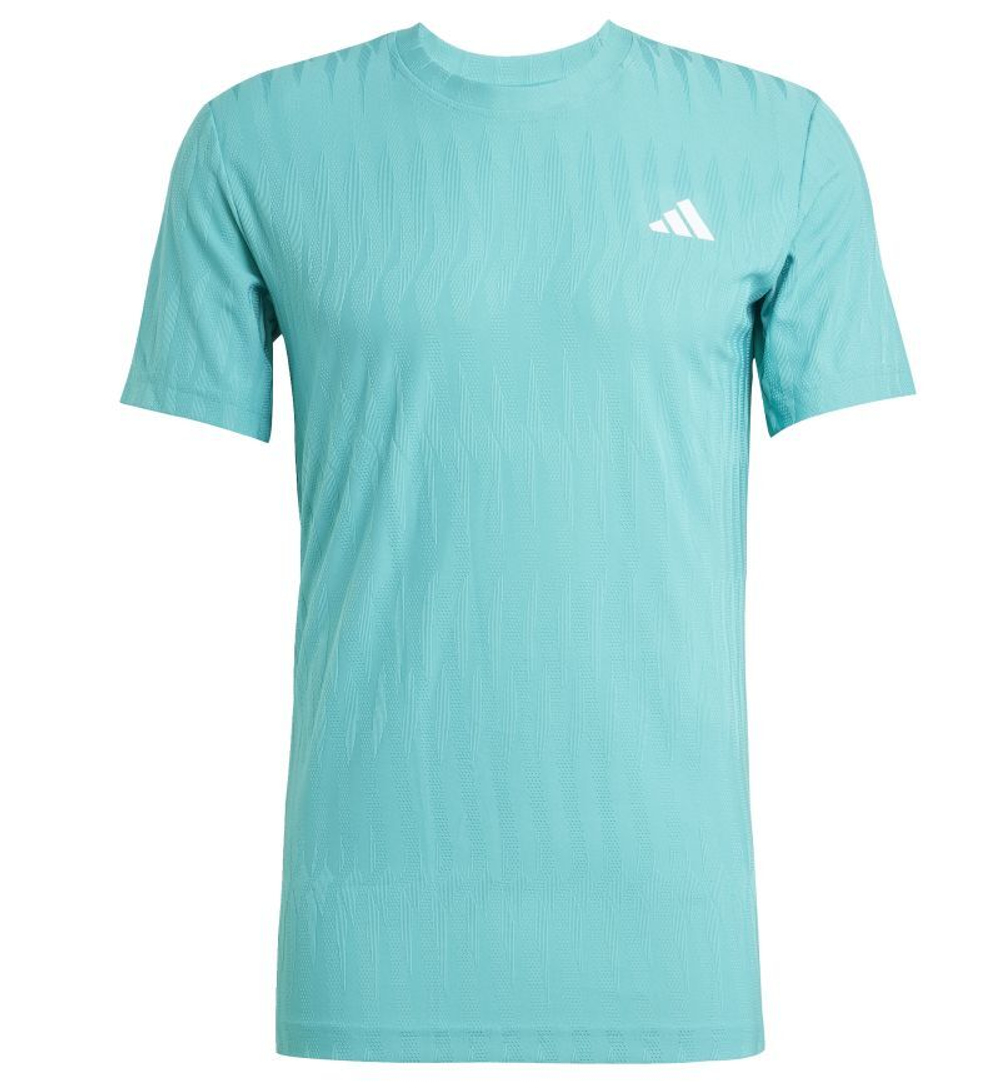 Мужская теннисная футболка Adidas Climacool+ AIRCHILL FreeLift - pure teal