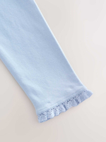 Легинсы с рюшами для девочки Next E51-647, Голубой