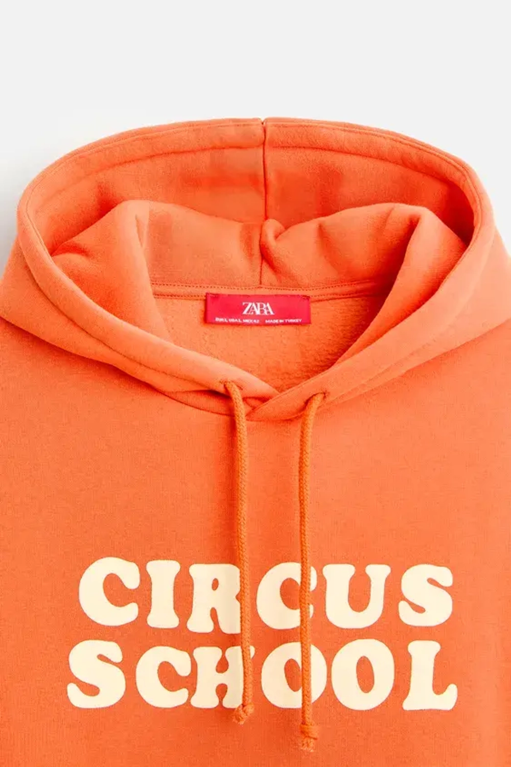 ZARA X HARRY LAMBERT ТОЛСТОВКА С КАПЮШОНОМ, ОРАНЖЕВЫЙ