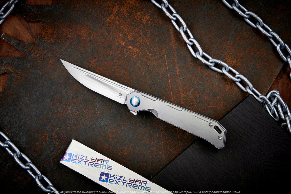 Складной нож Kizer Begleiter сталь S35VN Satin рукоять Титан