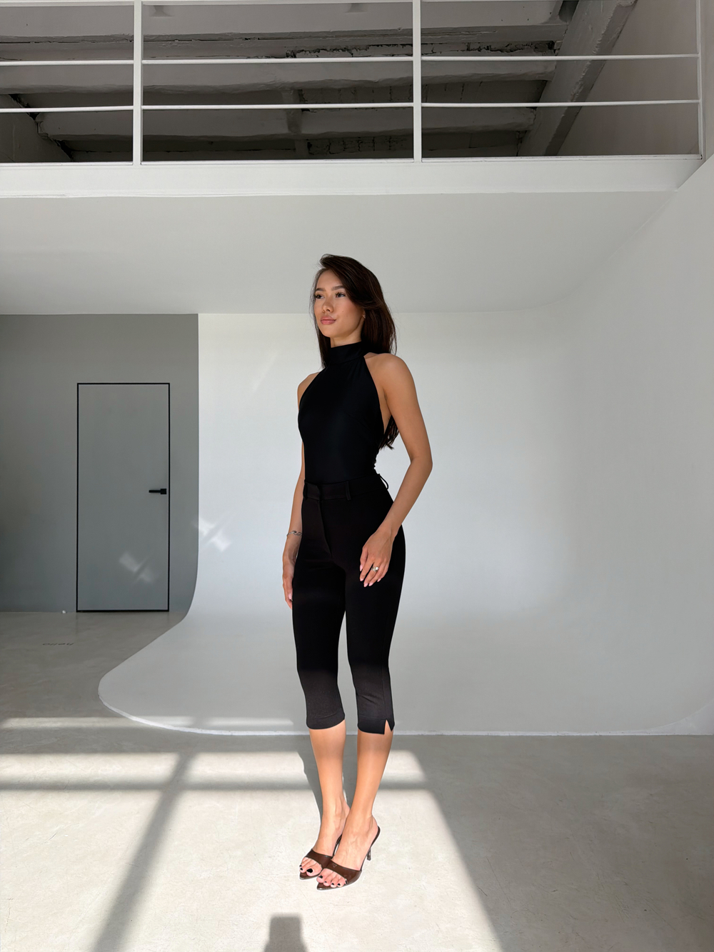 Капри черные
