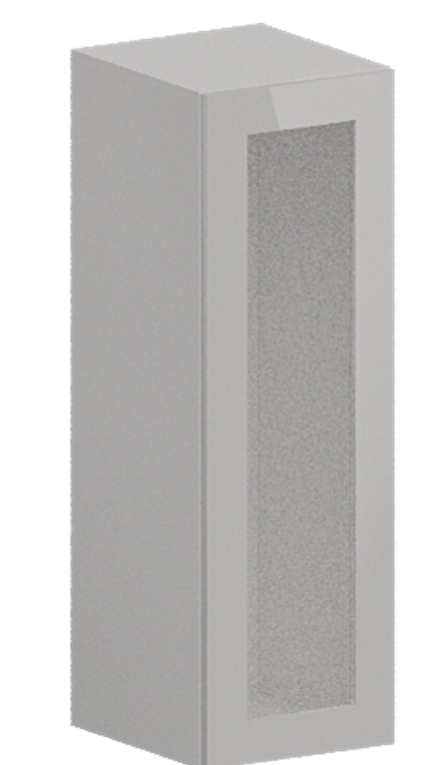 Кухня Модуль ШВС 309 Графит / Белый Глянец