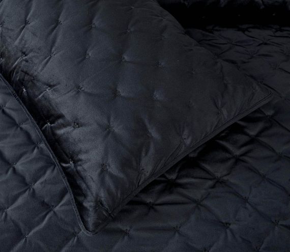 Лея (черный) Покрывало 240x260