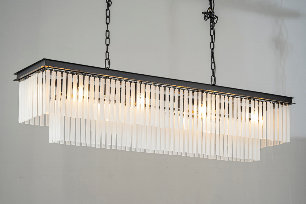 Люстра Odeon 12C/P black/frost