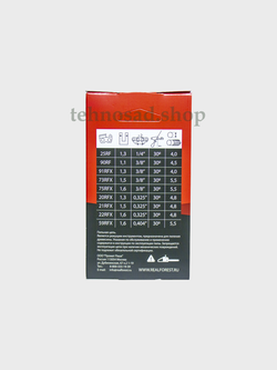 Цепь пильная RealForest 91RFX054E Low Profile Super Chisel, шаг 3/8" (0,375"; 9,32мм), толщина 1,3мм (0,050"), длина 54 зв.