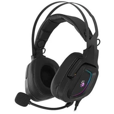 Гарнитура Наушники с микрофоном A4Tech Bloody G570 черный/серый 2м мониторные USB оголовье (G570 (BLACK+GREY) USB)