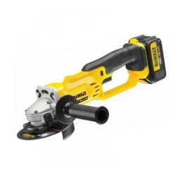 Аккумуляторная угловая шлифмашина DEWALT DCG412M2, 18 В, 125 мм, 7000 об/мин, с 2 АКБ 4 Ач и ЗУ, в кейсе