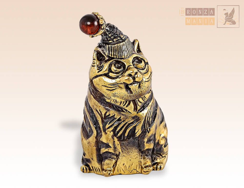 колокольчик Кот в шапочке