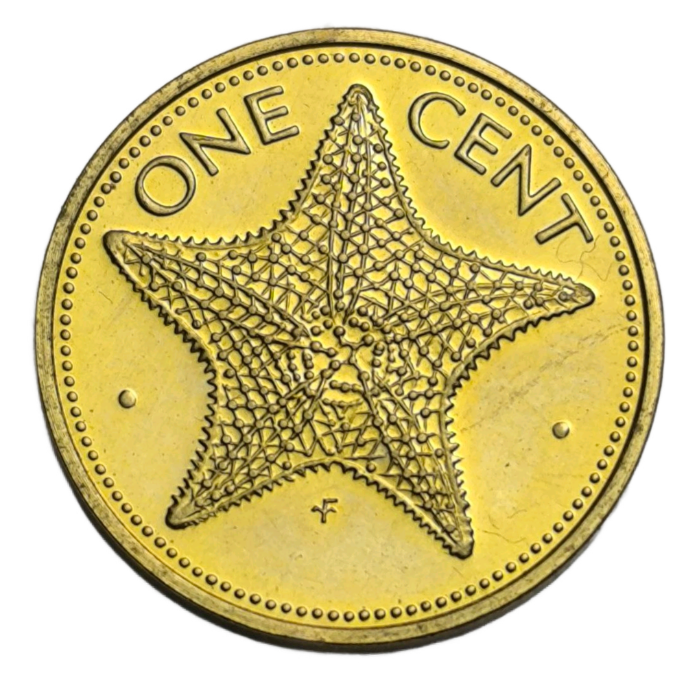 Монета 1 цент (cent) 1974 год Багамы