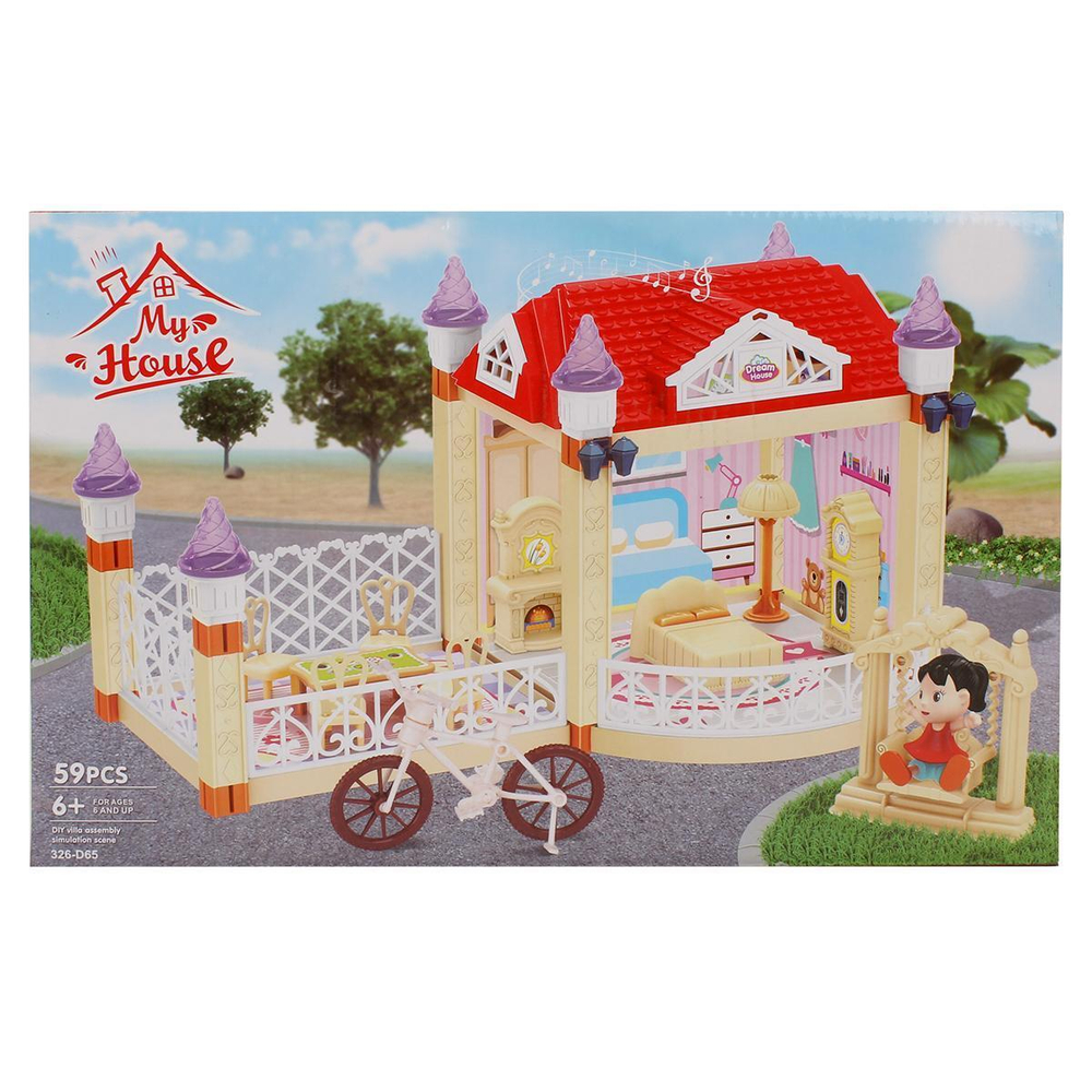 Дом для куклы, коробка 326-D65