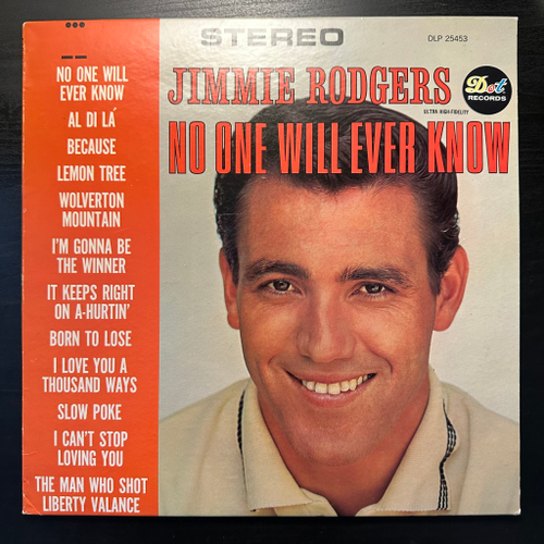 Jimmie Rodgers - No One Will Ever Know (США 1962г.)