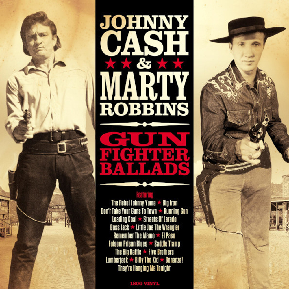 Johnny Cash & Marty Robbins / Gunfighter Ballads (LP)