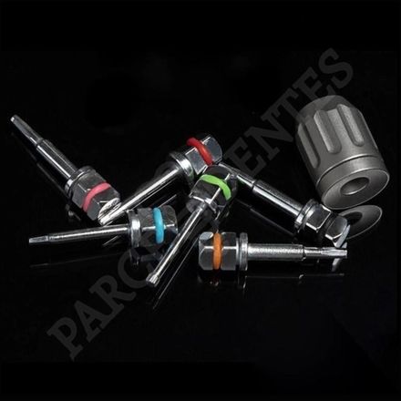 Набор четырехгранных отвёрток с адаптером