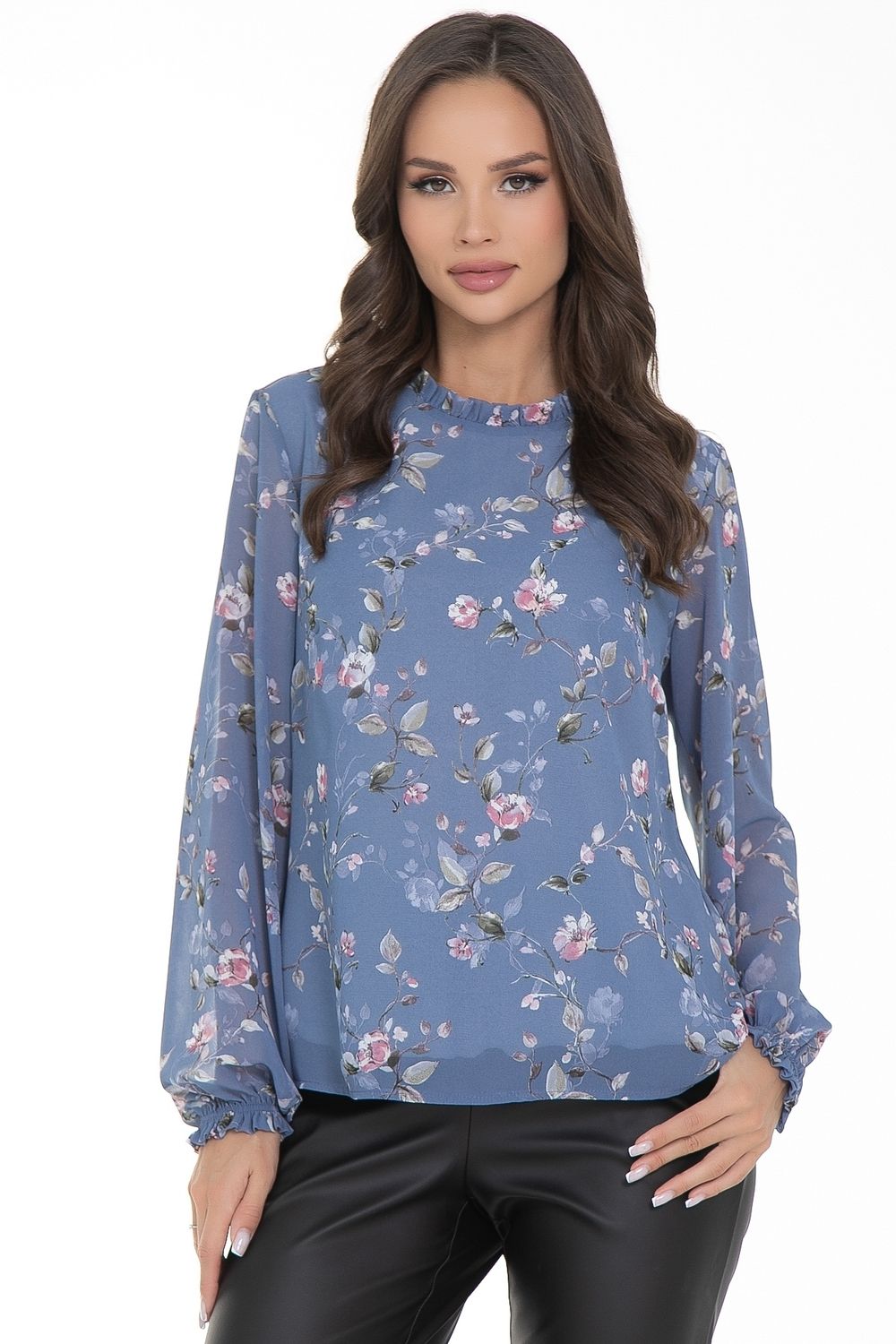 Блуза Волшебный шифон (блу) Diolche