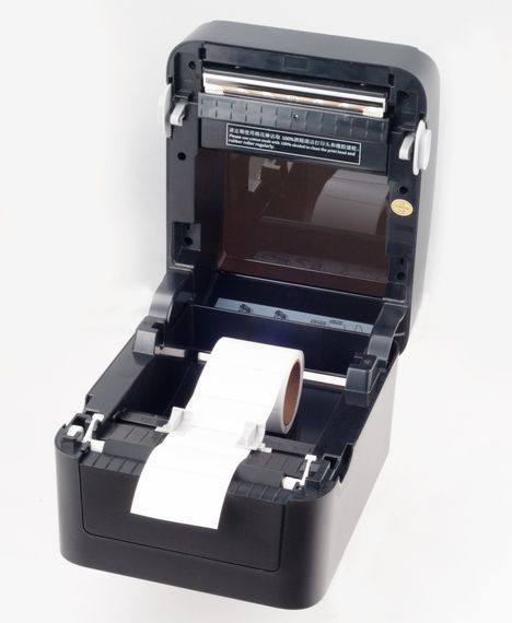 Принтер этикеток POScenter PC-100 U (прямая термопечать, ширина ленты в диапазоне 1&quot;- 4&quot;, USB) черный