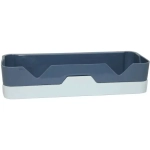 Полка многофункциональная прямая лазур/бел