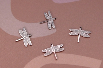 Подвеска стрекоза 15х12 мм нерж сталь