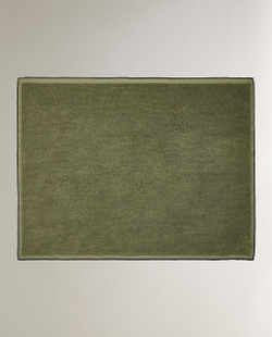 Zara Home коврик для ванной из хлопка, хаки, 50x80 см