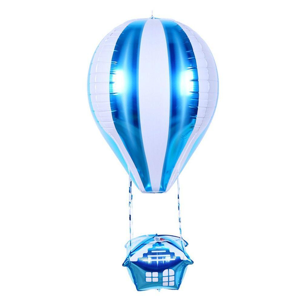 Фигура (27''/69 см) Воздушный шар Аэростат, Синий. А004