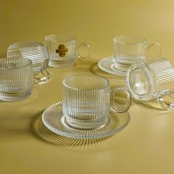 Lenardi 588-672 Чайный набор 12пр. 170мл в под.уп.(х6)Стекло