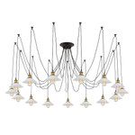 Citilux Эдисон CL451151 Люстра паук Венге Бронза