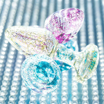 Золотистая акриловая анальная втулка 8см ToyFa Basic 881305-16