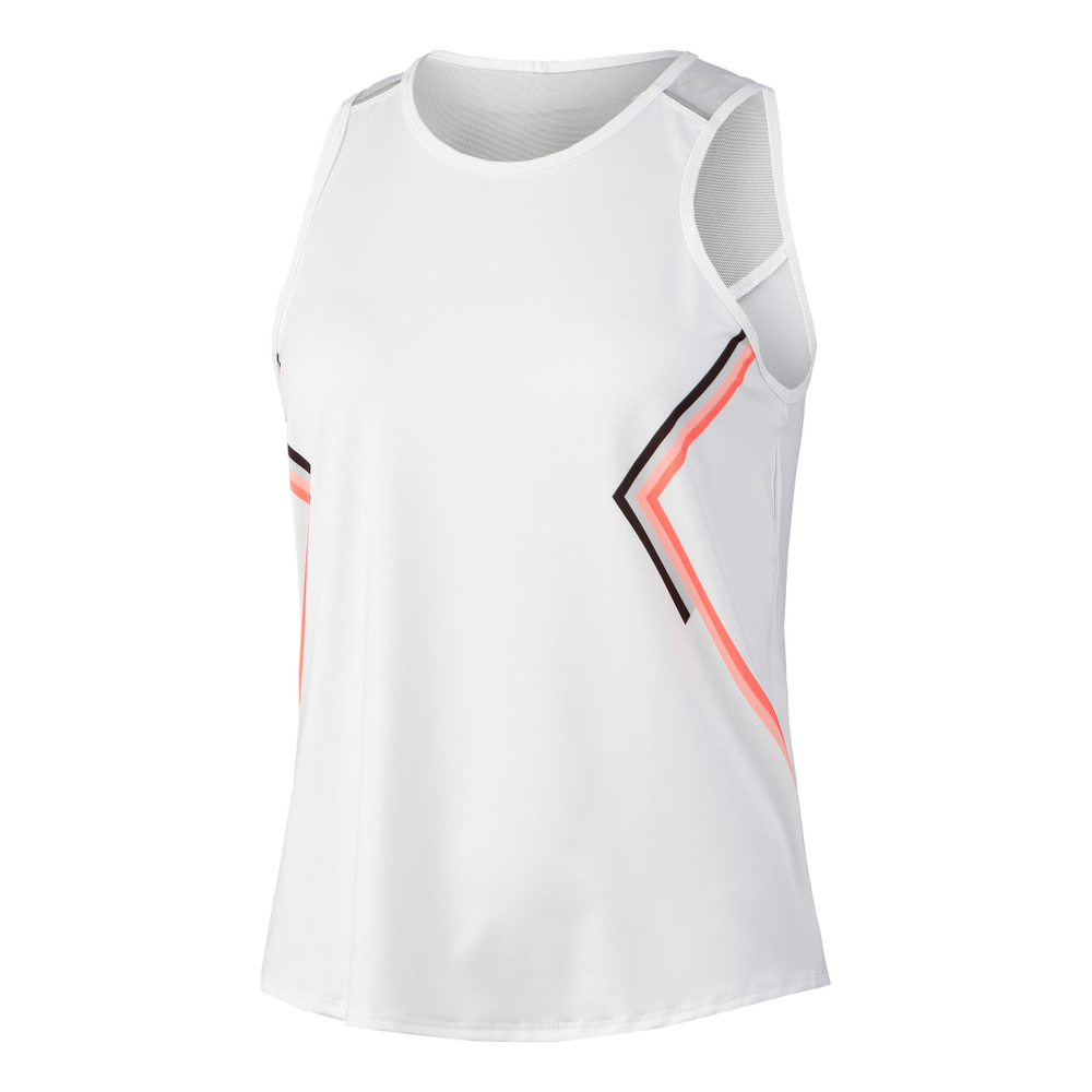 Женская теннисная майка Lucky in Love All The Stripe Angles Tank Top Women - White