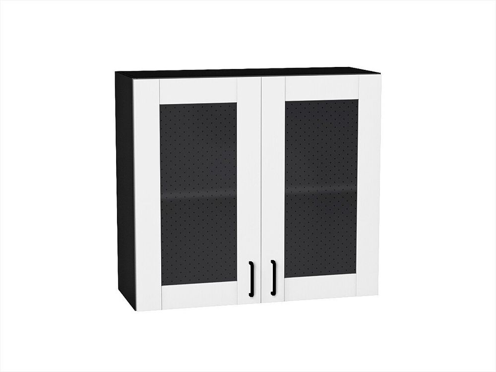 Шкаф верхний с 2-мя остекленными дверцами Лофт