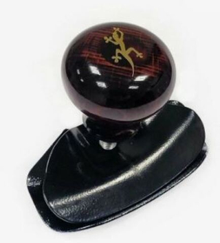 Ручка (лентяйка) на руль дерево лак  ДАВ-23 - Ящерица 18683