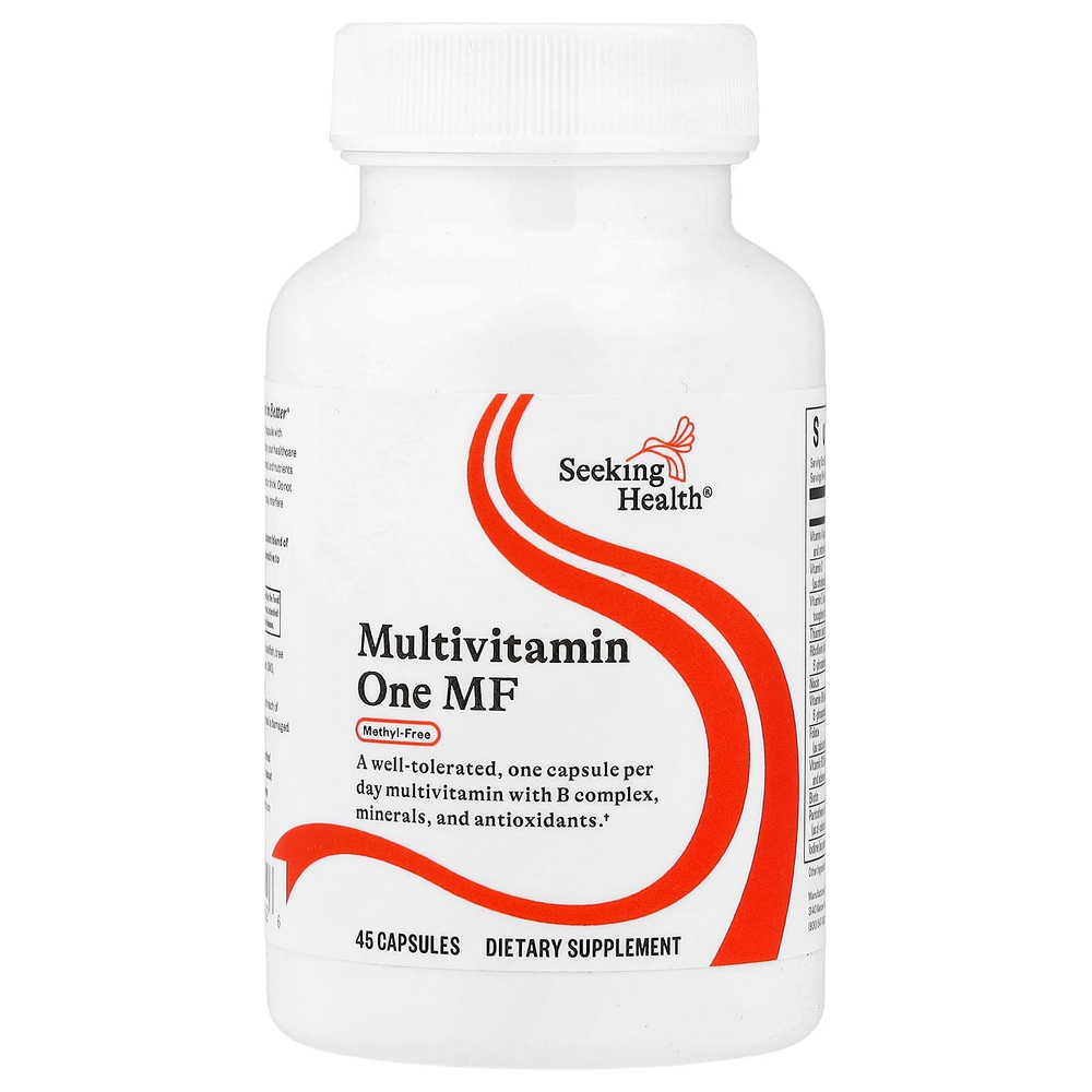 Seeking Health, Multivitamin One MF, мультивитамины, 45 капсул