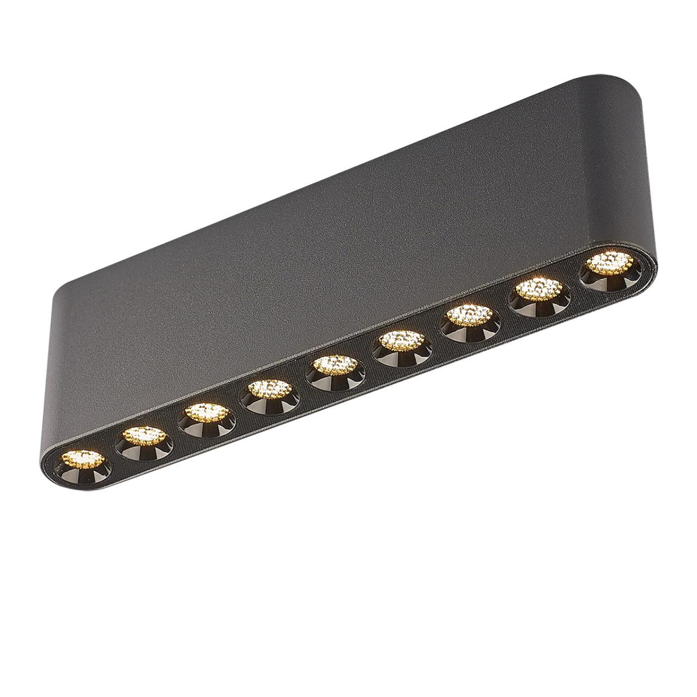 7092/21CL HIGHTECH ODL25 335 Потолочный светильник черный/металл/акрил IP20 LED 13W 988Лм 3000K 220V SMALL