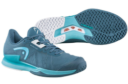 Женские теннисные кроссовки Head Sprint Pro 3.5 - bluestone/teal