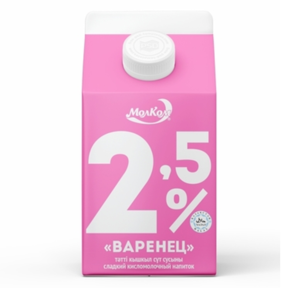 Варенец Молком 2.5% 0.45 л