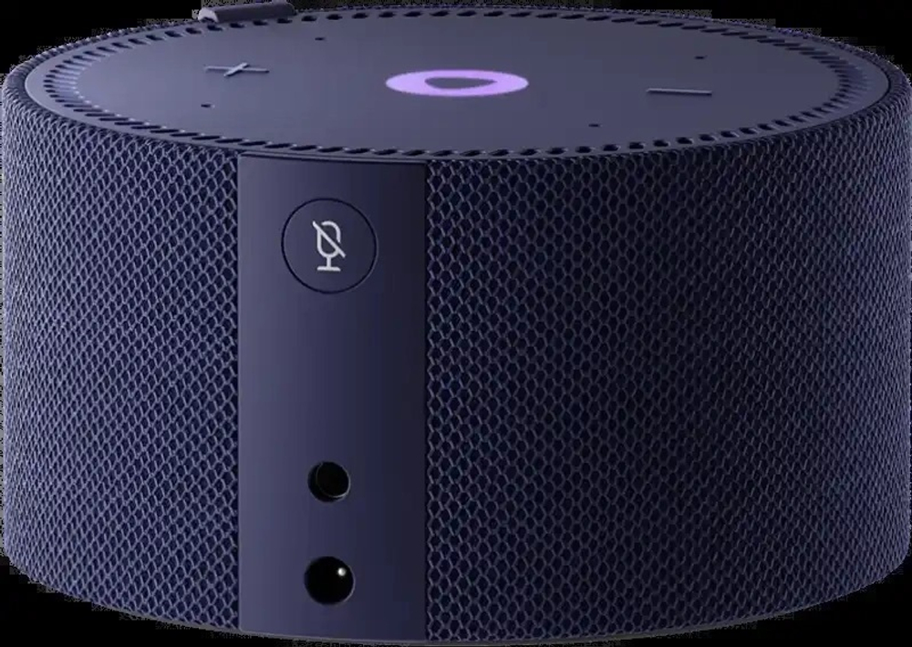 Умная колонка Яндекс Станция Мини с часами YNDX-00020B, Синий сапфир