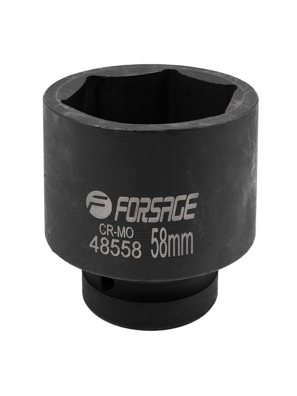 Головка ударная 1'', 58мм (6гр.) Forsage F-48558