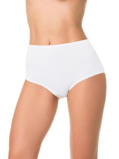 Трусы с высокой линией талии из микрофибры (Размер: XXL) (Цвет: бежевый)