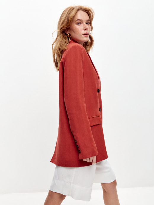 Льняной жакет