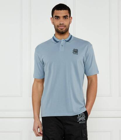 Поло Dodac_RB HUGO - голубой(50542748)