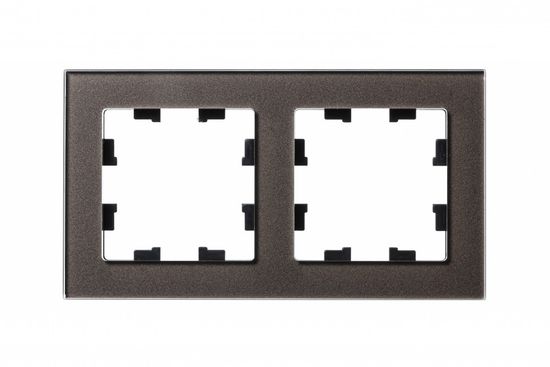 Рамка 2-м AtlasDesign Nature стекло мокко SE ATN320602