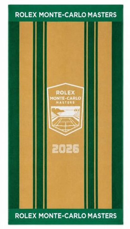 Теннисное полотенце Monte-Carlo Rolex Masters Jacquard Towel - green/gold
