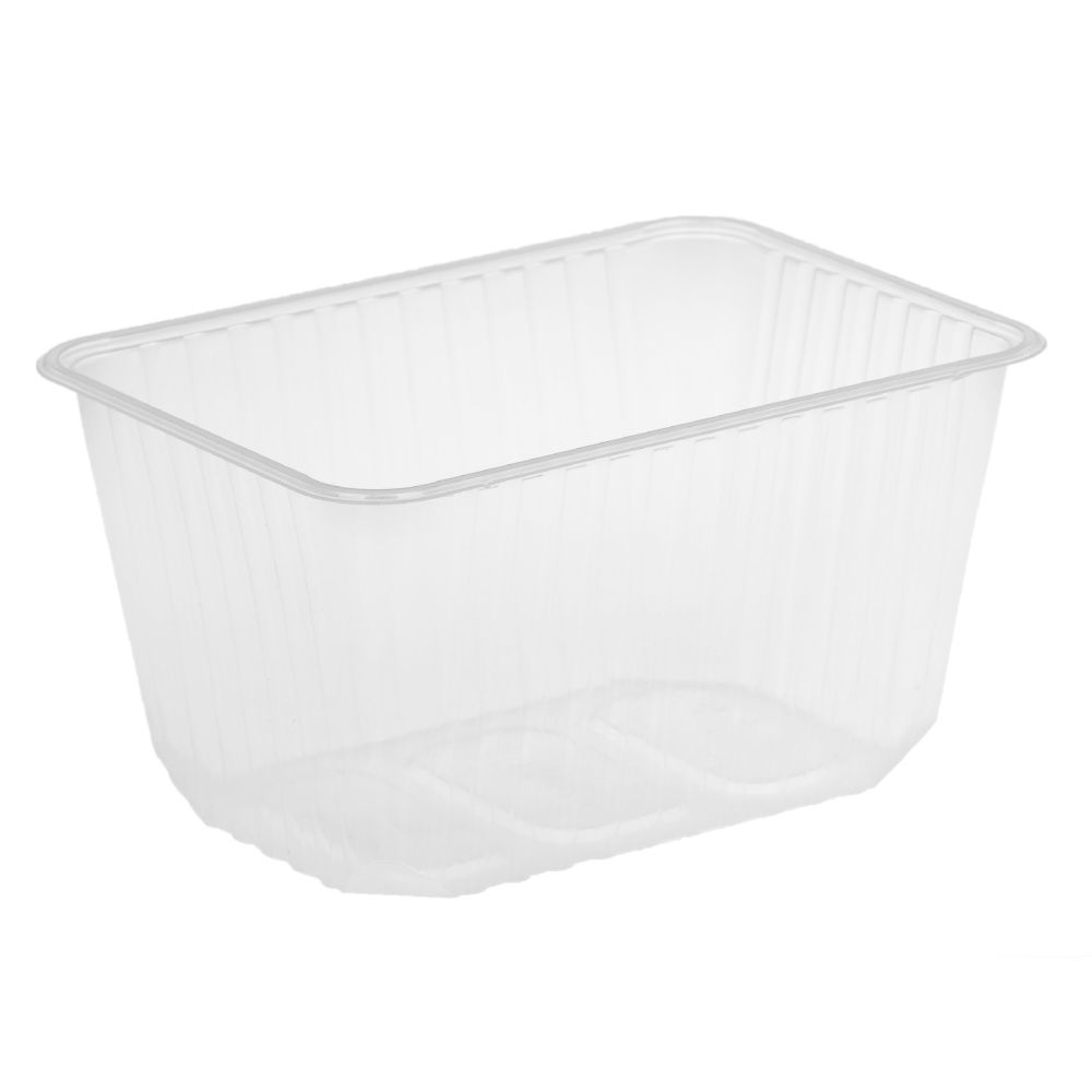 Контейнер без крышки У-Юнити 1500г ПЛОСКИЙ (100шт/500)