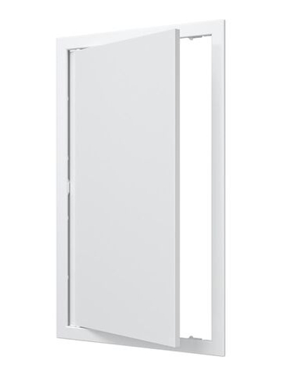 Люк ревизионный Л фланец 296х496 нажимной 318х518 пластик EVECS