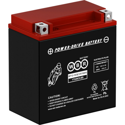 Аккумулятор SMT12-18-B WBR YTX20CH-BS 150х87х161 18 а/ч