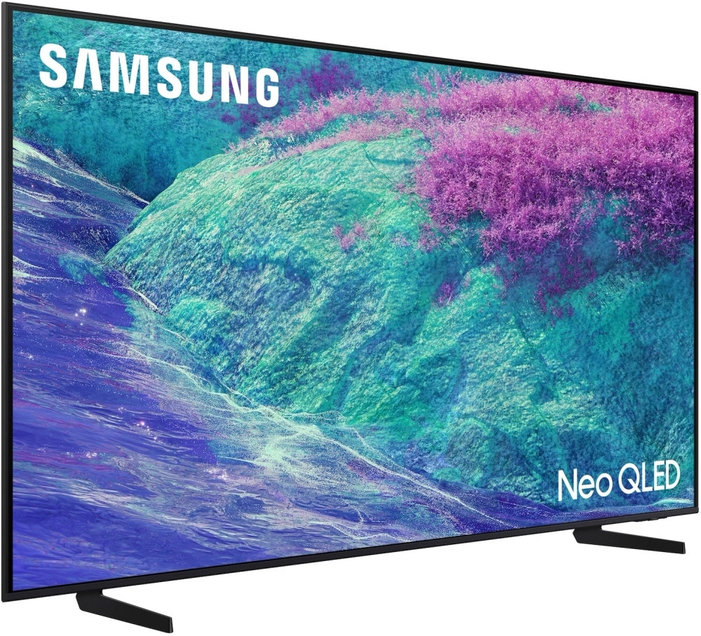 Телевизор QLED Samsung 55" QE55QN1EFAUXRU Series 7 черный 4K Ultra HD 100Hz DVB-T2 DVB-C DVB-S2 USB WiFi Smart TV