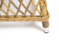 "Эспрессо–80 L" обеденная группа плетеная, цвет соломенный